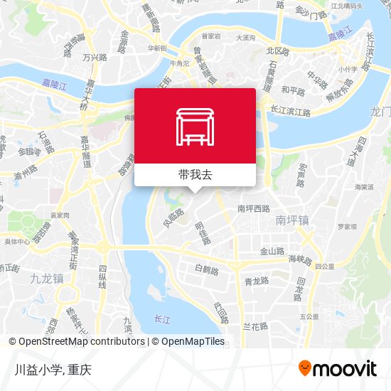 川益小学地图