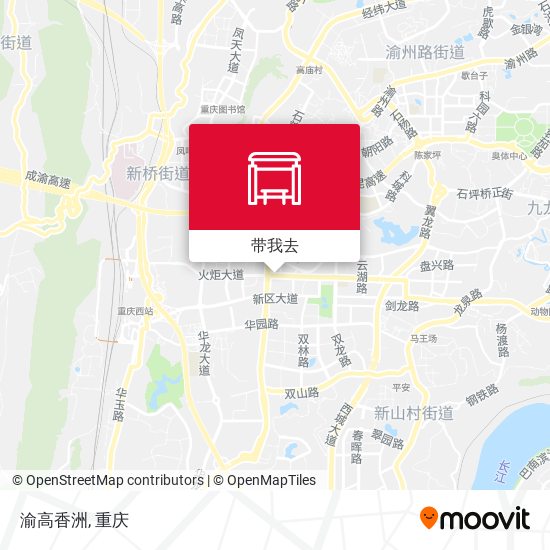 渝高香洲地图