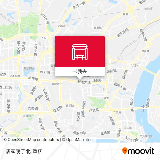唐家院子北地图