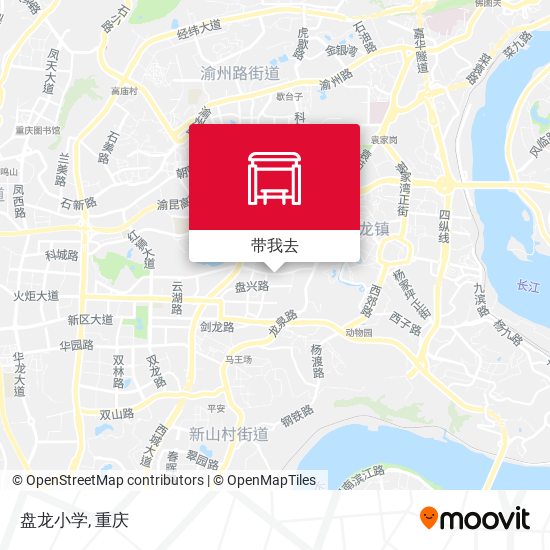 盘龙小学地图