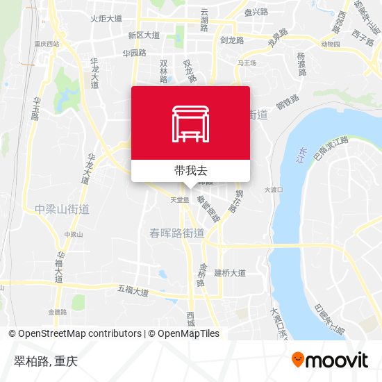 翠柏路地图