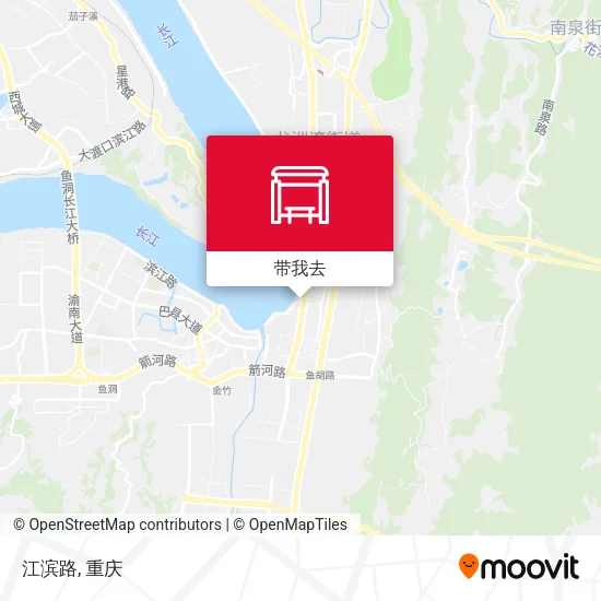 江滨路地图