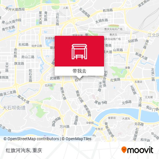 红旗河沟东地图