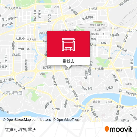 红旗河沟东地图