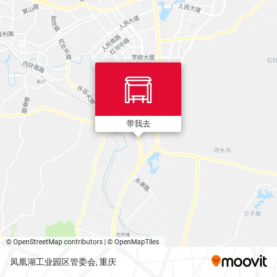 凤凰湖工业园区管委会地图