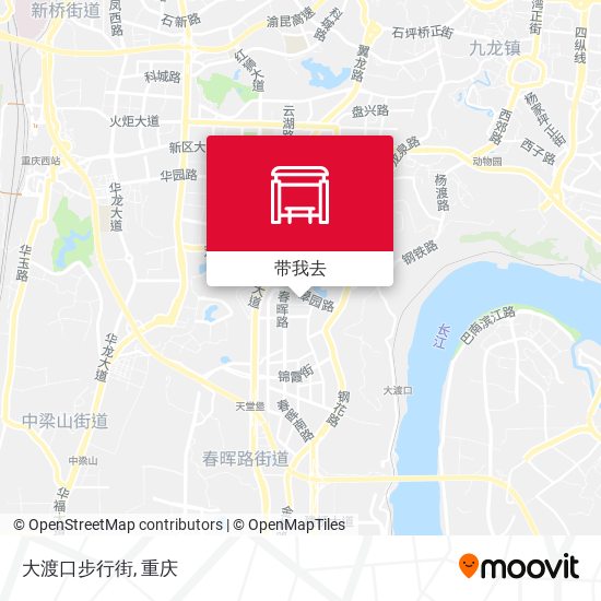 大渡口步行街地图