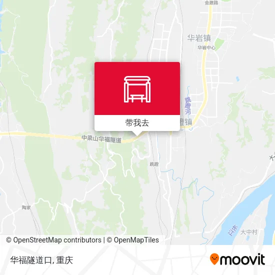 华福隧道口地图