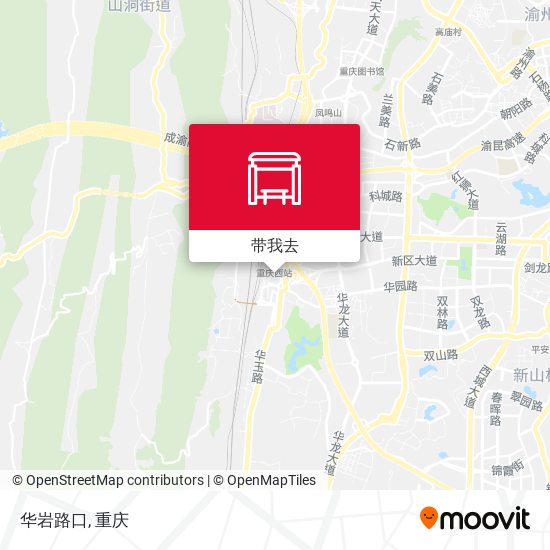 华岩路口地图