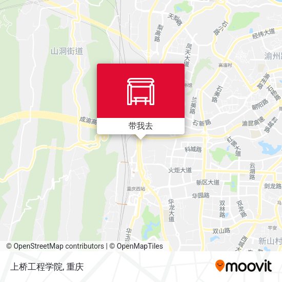 上桥工程学院地图