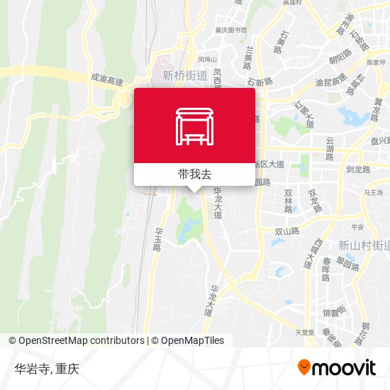 华岩寺地图