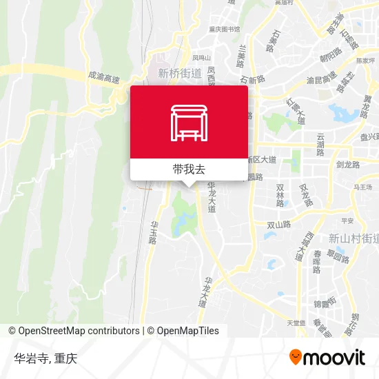 华岩寺地图