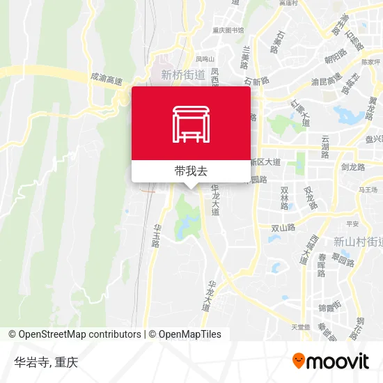 华岩寺地图
