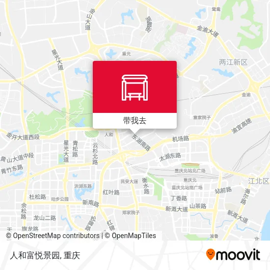 人和富悦景园地图