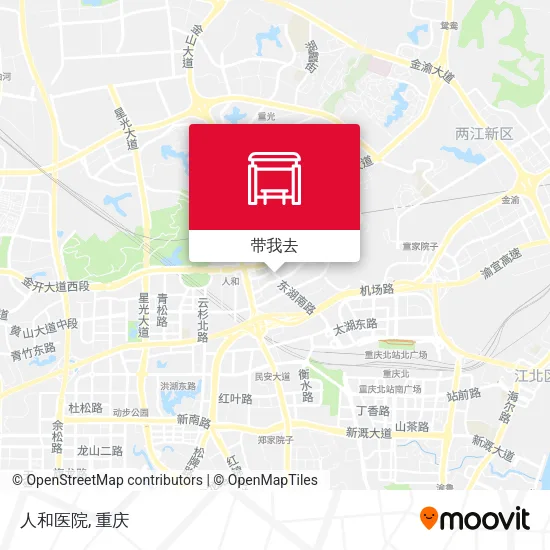 人和医院地图