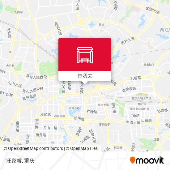 汪家桥地图