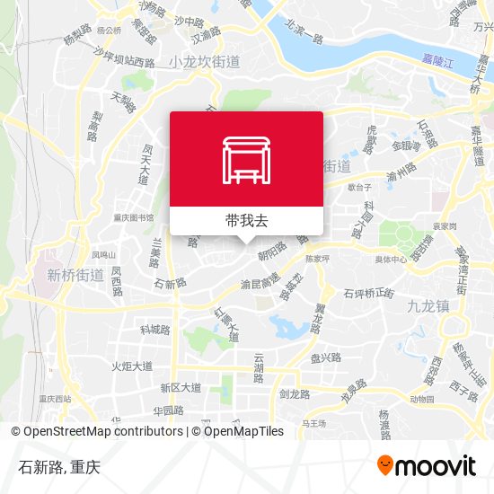 石新路地图