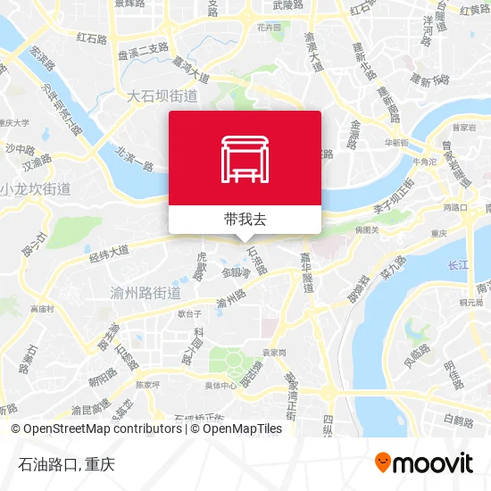 石油路口地图