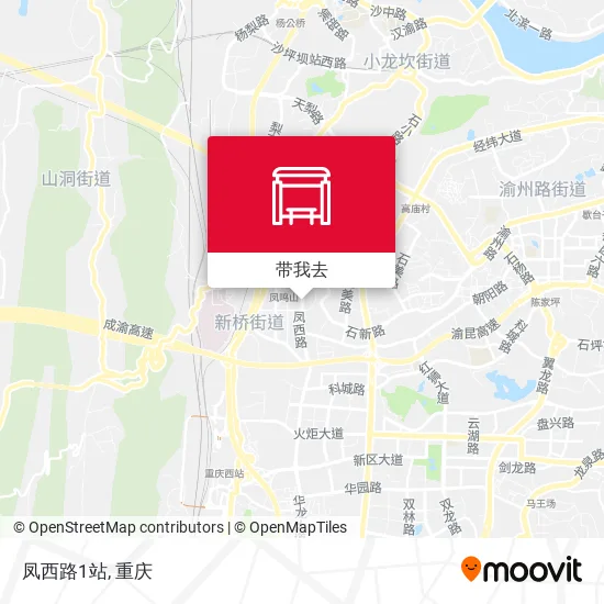 凤西路1站地图