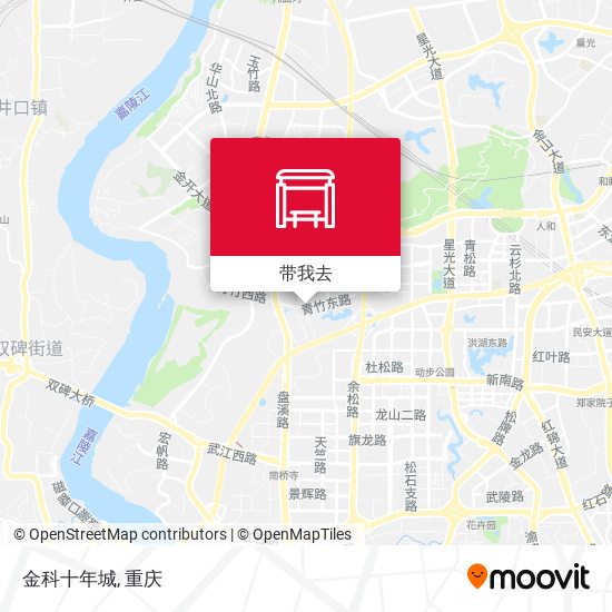 金科十年城地图
