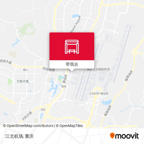 江北机场地图