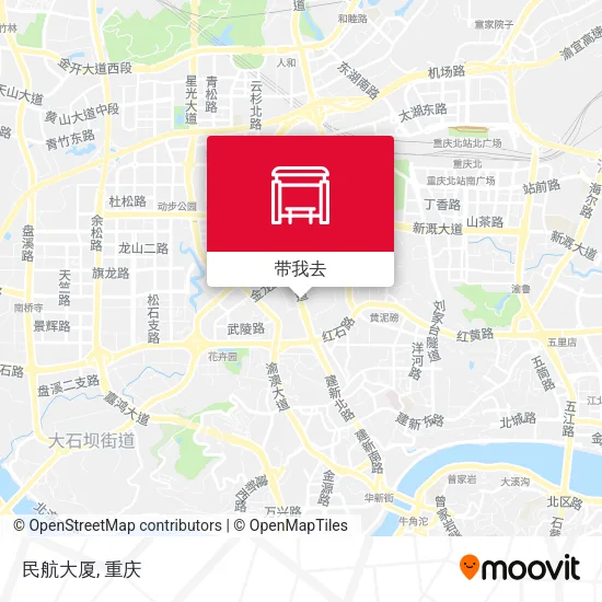 民航大厦地图