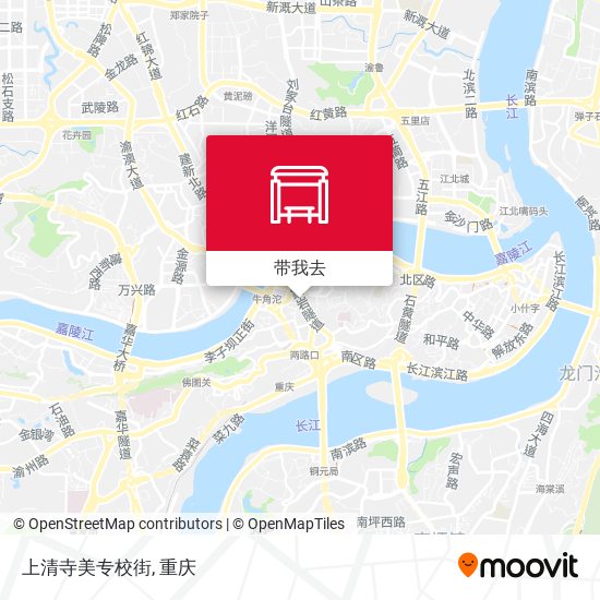 上清寺美专校街地图