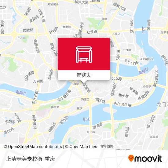 上清寺美专校街地图