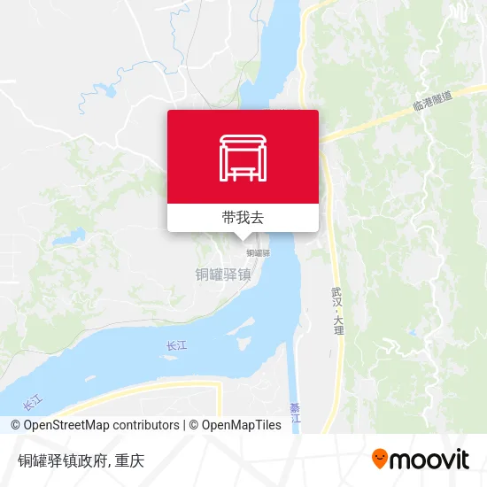 铜罐驿镇政府地图