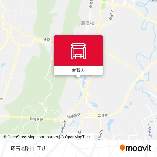 二环高速路口地图