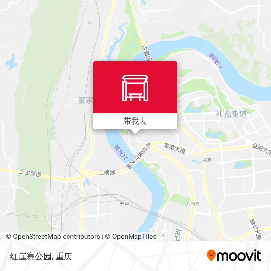 红崖寨公园地图