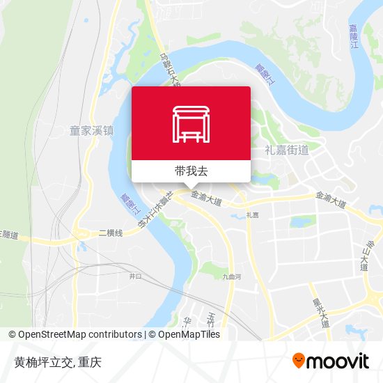 黄桷坪立交地图