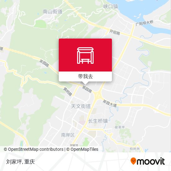 刘家坪地图