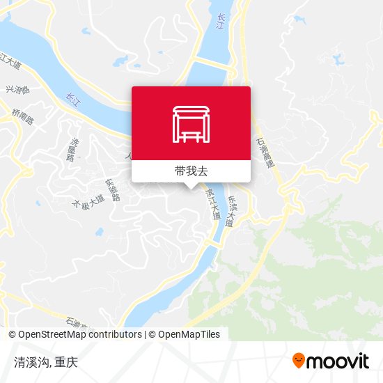 清溪沟地图