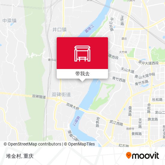 堆金村地图