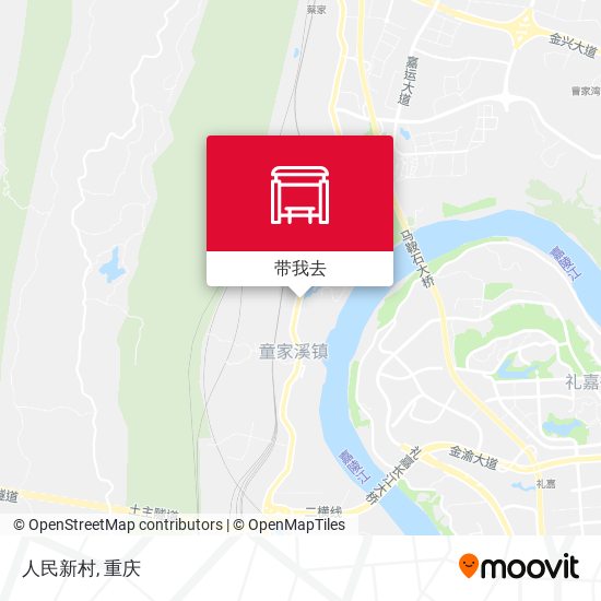 人民新村地图
