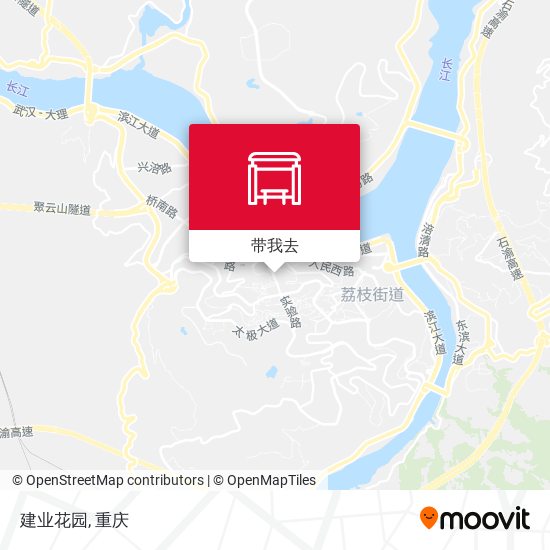 建业花园地图