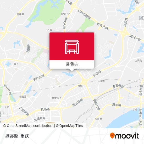 栖霞路地图