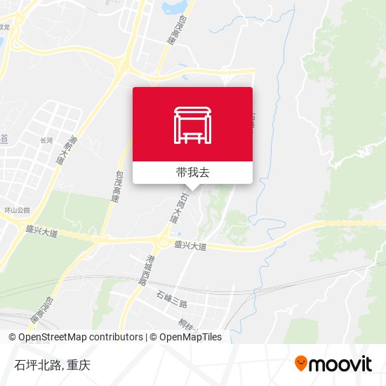 石坪北路地图