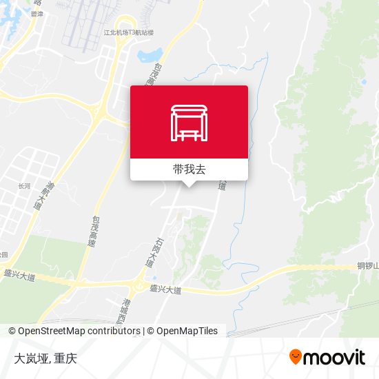 大岚垭地图