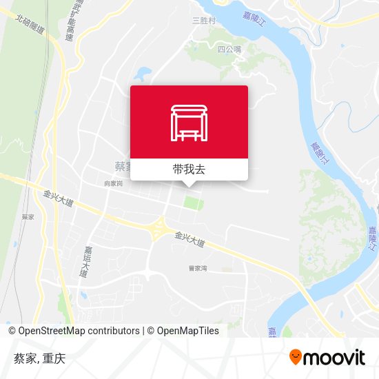 蔡家地图