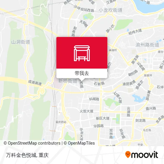 万科金色悦城地图