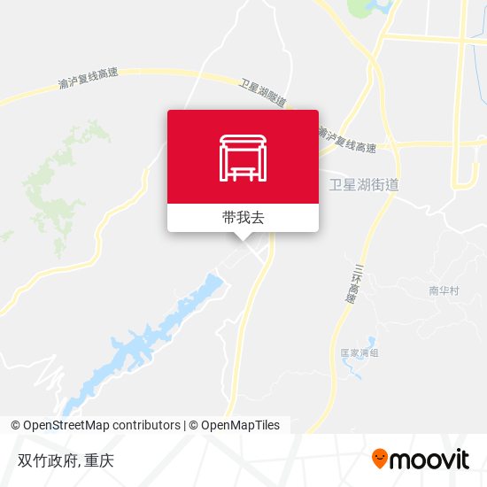 双竹政府地图