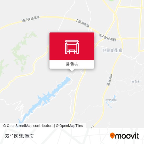 双竹医院地图