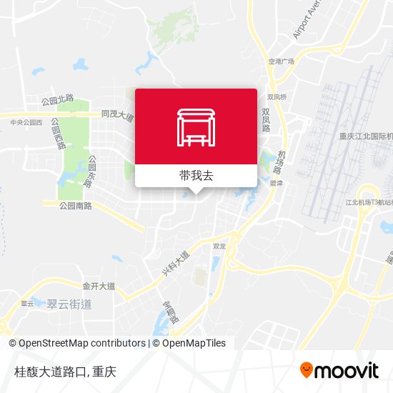 桂馥大道路口地图