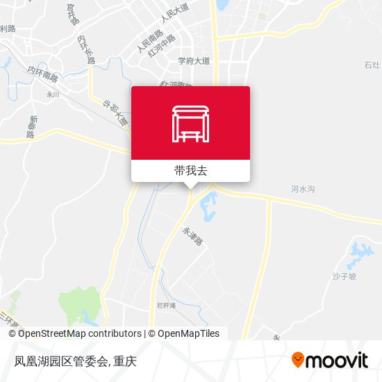 凤凰湖园区管委会地图