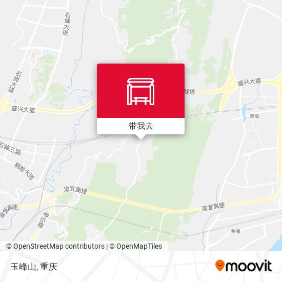 玉峰山地图
