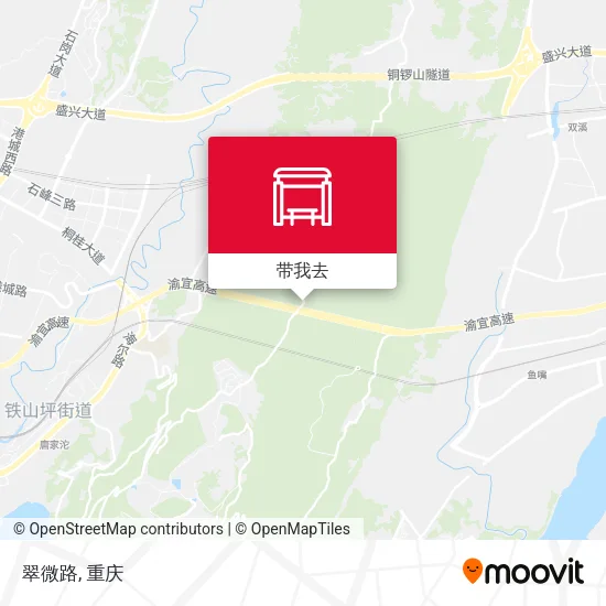 翠微路地图