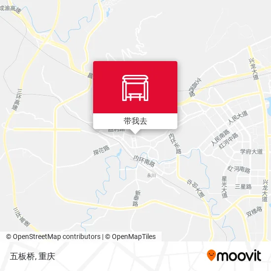 五板桥地图