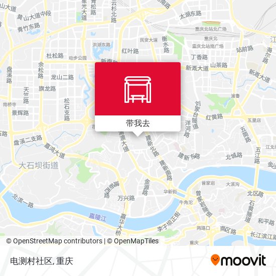 电测村社区地图