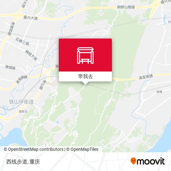 西线步道地图